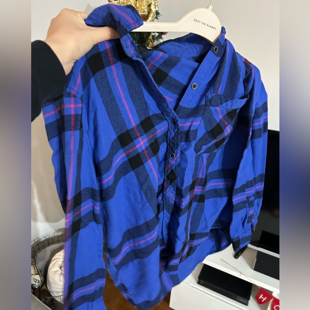 Blue flannel